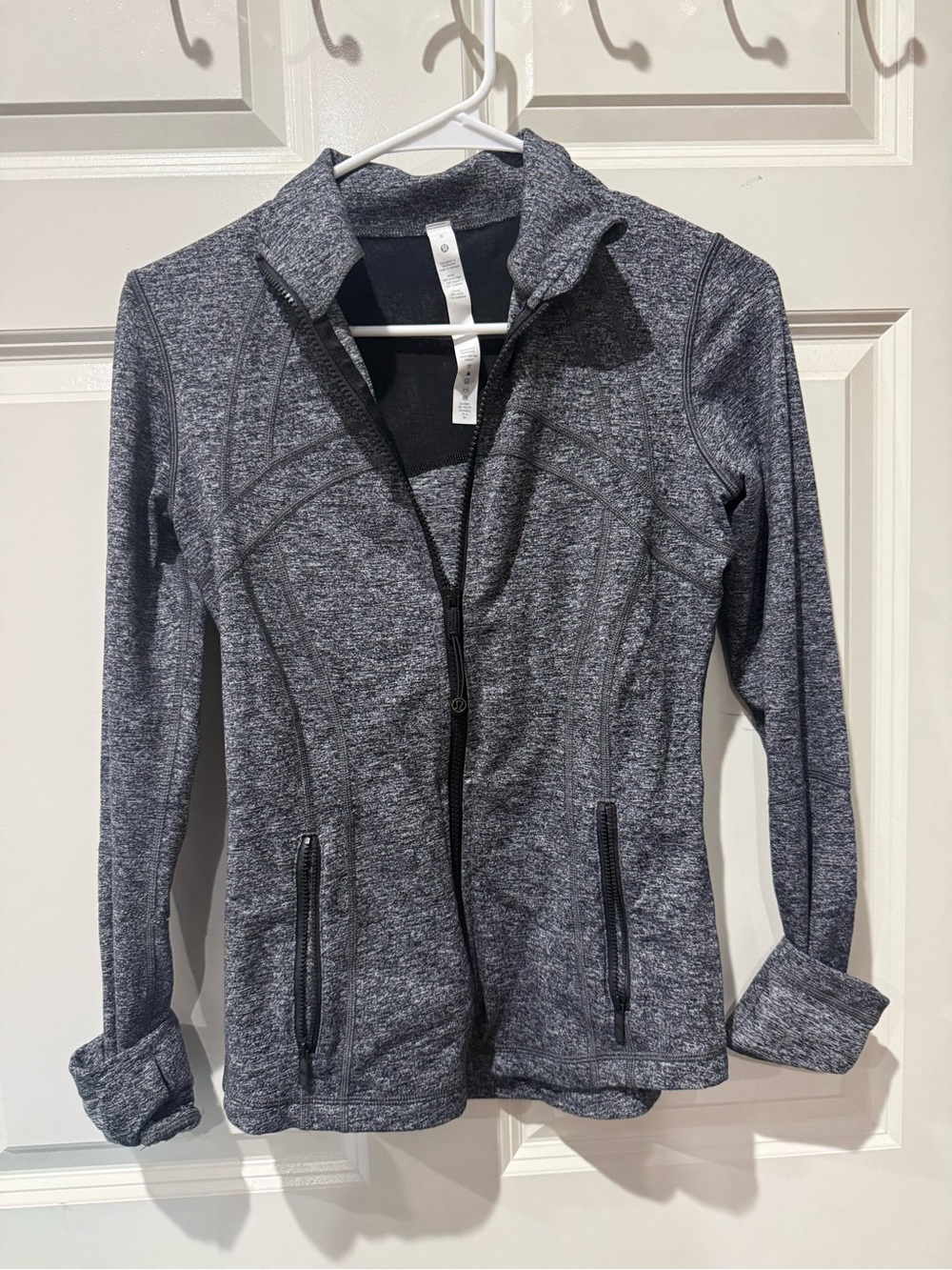 Grey Lululemon Zip Up Jacket